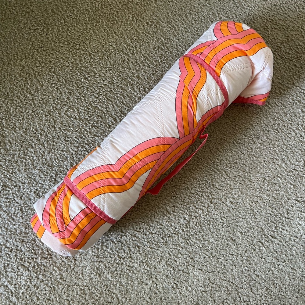 Society6 Pink and Orange picnic blanket